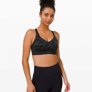 Lululemon Enlite Weave Black Camo Sports Bra